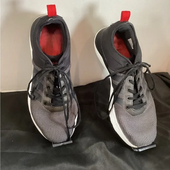 Adidas Cloudform  Men’s Running Shoes Black and Red Sneakers Size 9 - Picture 5 of 6